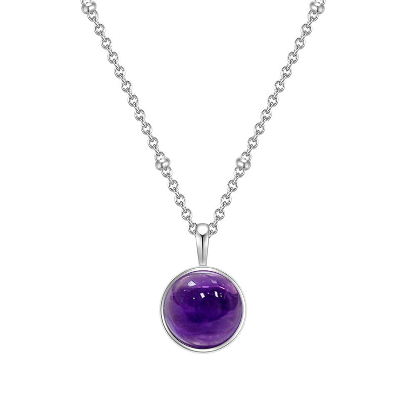 Halskette Amethyst silber