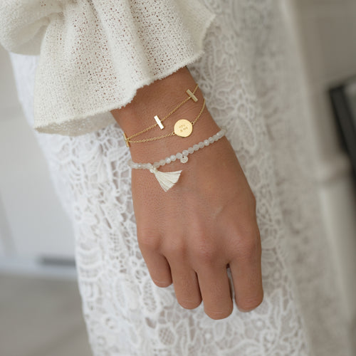 Armband YOU   ME gelbgold