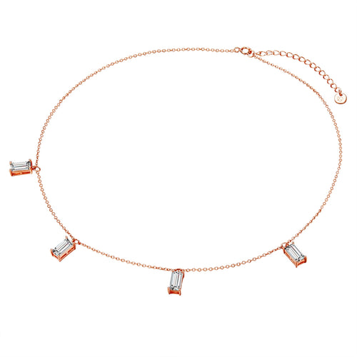 Kette mit Zirkonia roségold