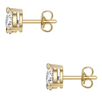 Ohrstecker gold Zirkonia kleine Herzen