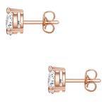 Ohrstecker roségold Zirkonia kleine Herzen