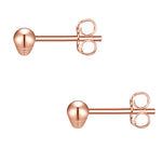 Ohrstecker mit Kugeln roségold