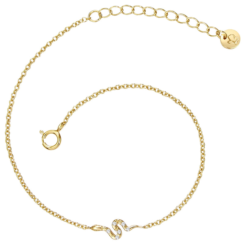 Armband gold Schlange