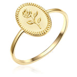 Ring Blume gold