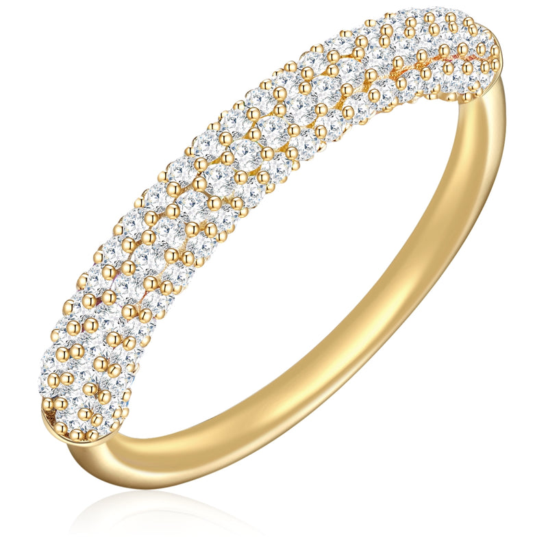 Damen Ring Zirkonia