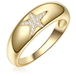 Ring gold mit Stern