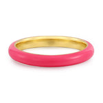 Emaille Ring in gelbgold