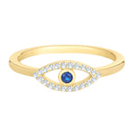 Ring ALLSEHENDES AUGE mit Zirkonia gelbgold