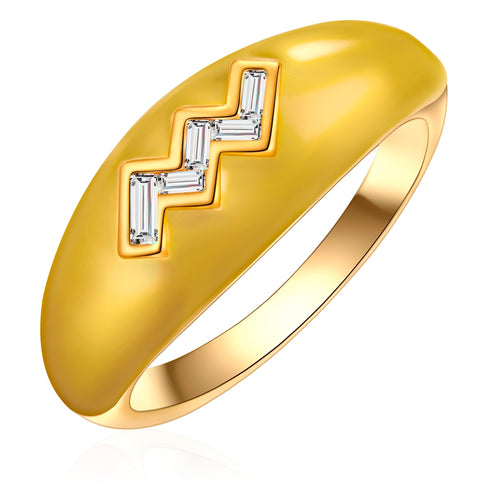 Ring WASSERMANN gold Emaille beige