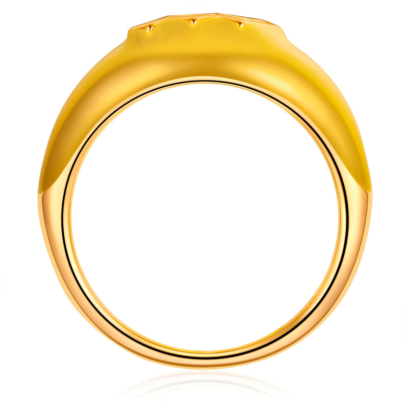 Ring WASSERMANN gold Emaille beige