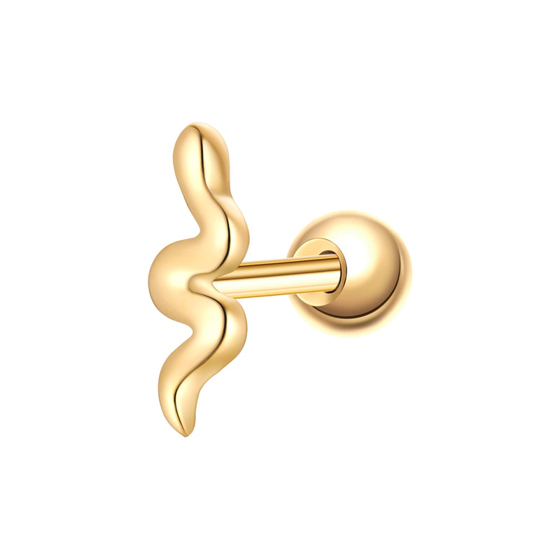 Piercing Schlange gold