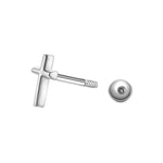 Piercing Kreuz silber