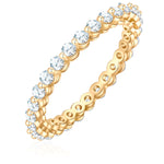 Ring CIRCLE gold mit Zirkonia